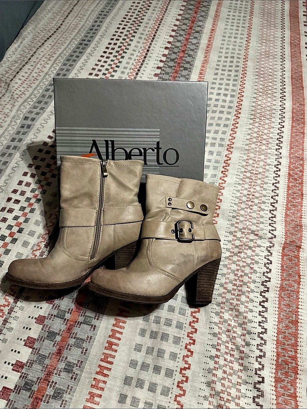 Alberto Ankle Boots Brown EU 39 Like New